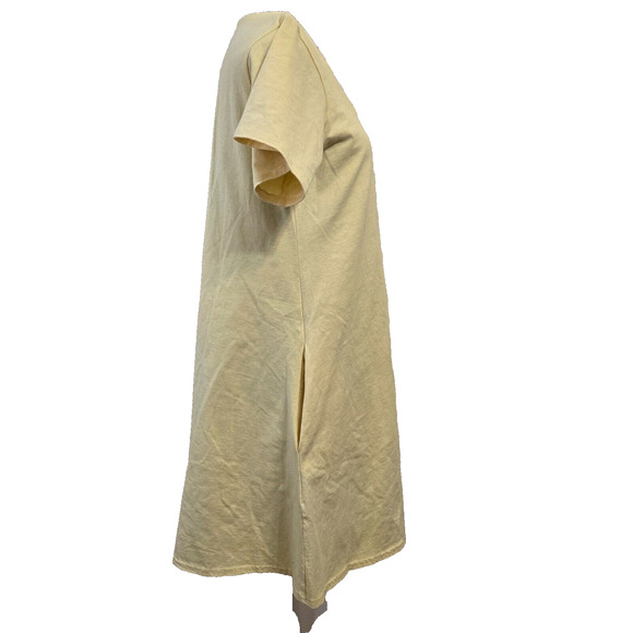 VTG - Leisure Life Dress Cover Up Yellow Short Slv Dress Size (see measurements) - Picture 3 of 10